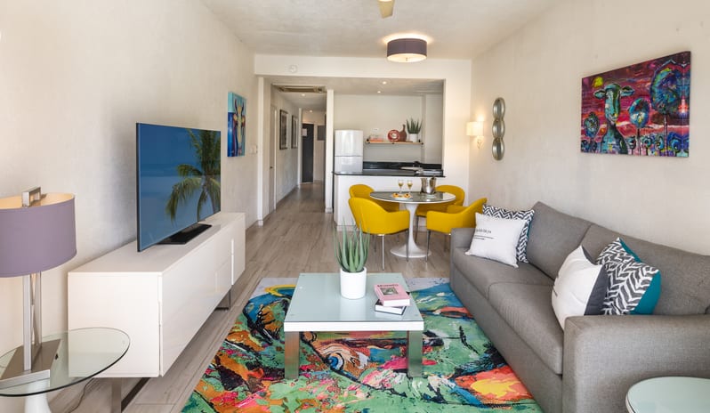 The Rockley One Bedroom Suite Lounge Area